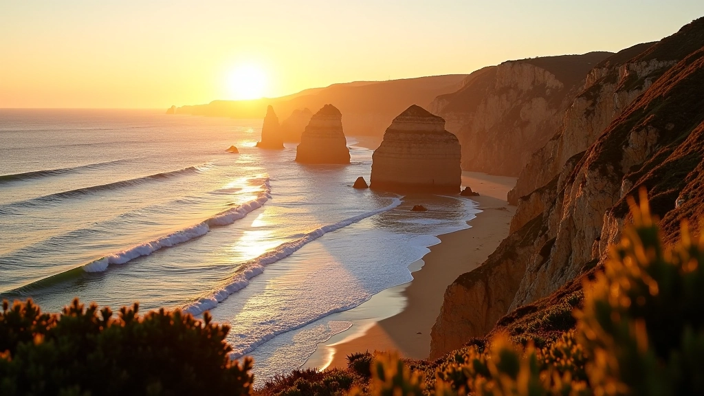 Dramatic Portuguese coastal landscape